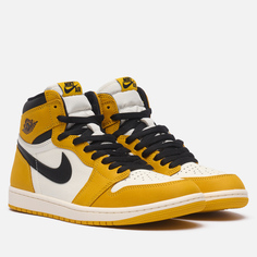 Мужские кроссовки Jordan Air Jordan 1 Retro High OG, цвет жёлтый