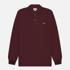 Мужской лонгслив Lacoste L 13.12., цвет бордовый