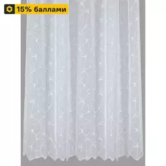 Тюль 1 м/п 3596 V1 сетка 300 см цвет белый Amazon