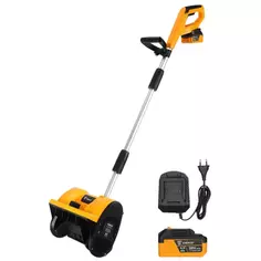 Снегоуборщик аккумуляторный Deko ST21V 20 В Li-Ion 2x4 Ач ДЕКО