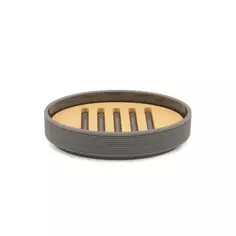 Мыльница Swensa Koi SWP-2415-GRY-04 пластик цвет серый