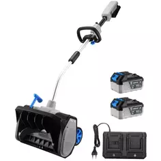 Снегоуборщик аккумуляторный Deko ST40 20 В Li-Ion 2x4 Ач ДЕКО