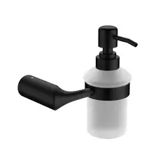 Дозатор для жидкого мыла Swensa Lock SWR-6600-04-BLK, подвесной, цвет прозрачный/черный