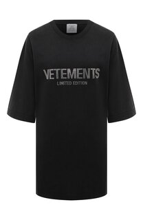 Хлопковая футболка VETEMENTS