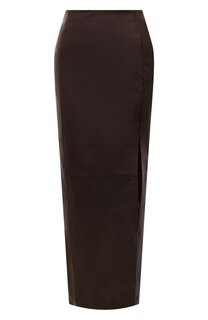 Кожаная юбка Kiton