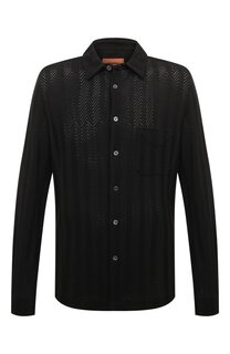 Рубашка из хлопка и вискозы Missoni