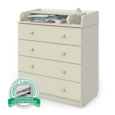 Комоды Комод Атон Сириус-2 804 ЛДСП пеленальный (4 ящика) Aton