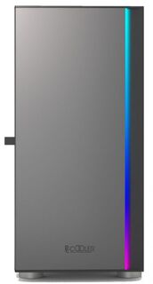 Корпус mATX PCCooler LM300 ARGB BK черный, без БП, закаленное стекло, USBA 3.0, 2*USBA 2.0