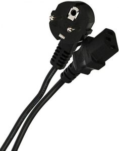 Кабель питания VCOM CE021-3M компьютер-розетка 220V (EURO) <VDE> 3G0,5mm2 3 м