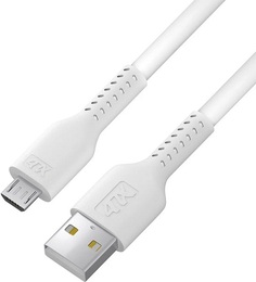 Кабель интерфейсный 4PH 4PH-R90065 0.5m MicroUSB, белый, белый ПВХ, 1000698932 4ПХ
