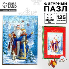 Деревянный пазл фигурный Puzzle