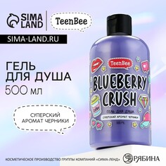 Гель для душа, увлажнение, 500 мл, аромат черники, teenbee