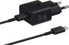 Сетевое зарядное устройство Samsung EP-T2510, 25W, Type-C, Black+cable (EP-T2510XBEGWW)