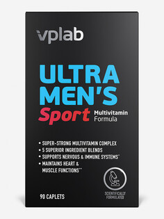 Спортивный витаминно-минеральный комплекс мужской Vplab Nutrition, 90 шт, Черный