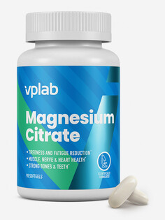Магний + В6 Vplab Nutrition, 90 капсул, Белый