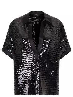 Блуза с пайетками Kiton