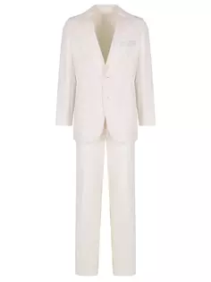 Костюм из шелка и льна Brioni