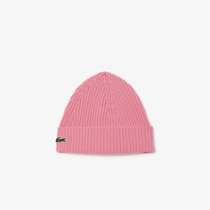 Шерстяная шапка Lacoste Unisex в рубчик