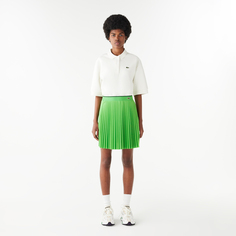 Женская плиссированная юбка с эластичным поясом Lacoste
