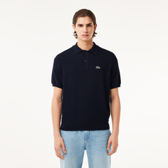 Мужское трикотажное поло Lacoste из органического хлопка