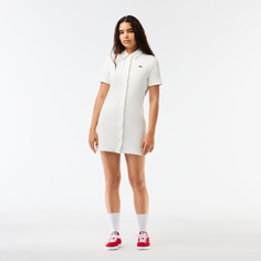 Женское платье-поло Lacoste из органического хлопка