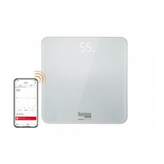 Весы напольные электронные, Редмонд, SkyBalance RS-773S, стекло, пластик, до 180 кг, смарт-весы, белые