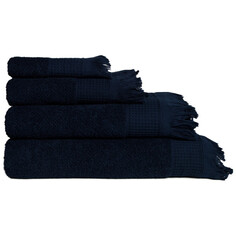 Полотенца полотенце махр. Комби 70х130см темно-синее, арт.КОМБИ70х130т-син Picassa