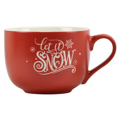 Кружки кружка ESPRADO Snow Red 470мл фарфор