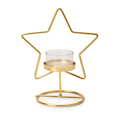 Подсвечники и наборы подсвечник ATMOSPHERE Звезда 8х8х15см стекло, углеродистая сталь Atmosphere®