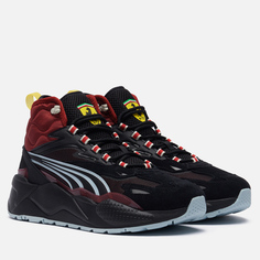 Мужские кроссовки Puma x Scuderia Ferrari RS-X Mid, цвет чёрный