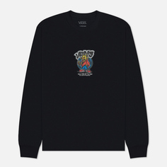 Мужской лонгслив Vans Kobalos, цвет чёрный