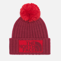 Шапка The North Face Heritage Ski Tuke, цвет красный