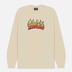 Мужской лонгслив RIPNDIP Scary Cute, цвет бежевый