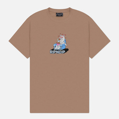 Мужская футболка RIPNDIP Afternoon Snack, цвет бежевый