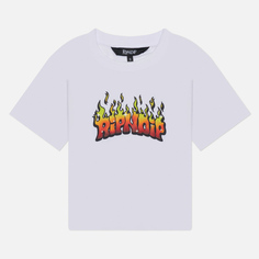 Женская футболка RIPNDIP Scary Cute Cropped Baby, цвет белый