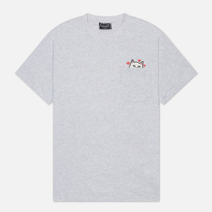 Мужская футболка RIPNDIP Nermal Loves Pocket, цвет серый