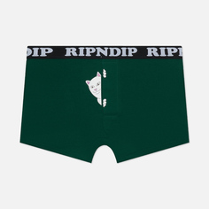 Мужские трусы RIPNDIP Peek A Nermal Boxers, цвет зелёный