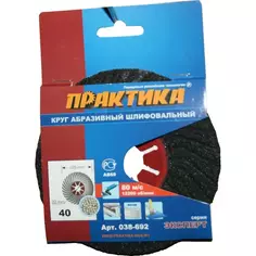 Круг шлифовальный Практика 038-692 P40 125x22 мм