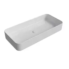 Раковина Slim Square 80 накладная на столешницу 81x37 см Без бренда