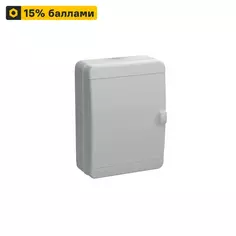 Щит распределительный навесной IEK Tekfor TF5-KP73-N-24-65-K03-K03 ЩРН-П 24 модуля IP65 пластик цвет белый