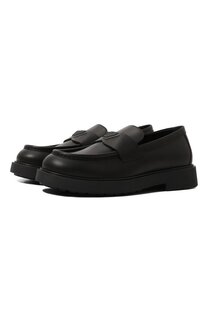 Кожаные лоферы Emporio Armani