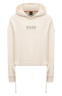 Хлопковое худи BOSS Orange
