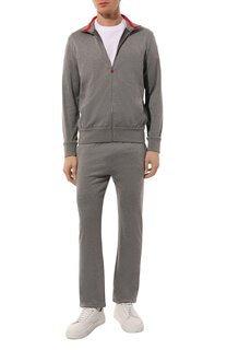 Спортивный костюм из хлопка и шерсти Kiton