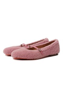 Балетки из овчины Santoni