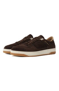 Замшевые кеды Sneak-Air Santoni