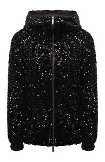 Толстовка с отделкой пайетками Emporio Armani