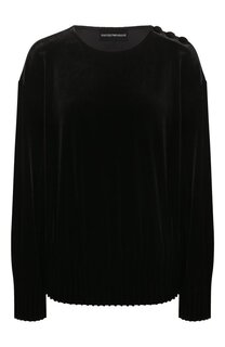 Бархатный свитшот Emporio Armani
