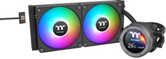 Система охлаждения жидкостная Thermaltake TH280 V2 Ultra EX ARGB CL-W416-PL14SW-A LGA1151/1200/1700/AM4/AM5 (2*140mm fan, черный, Al+Cu, 500-2000rpm,