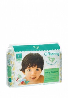 Подгузники Offspring Лимоны, L (9-13 кг) 36 шт.