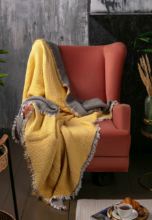 Плед Soft Box Карри